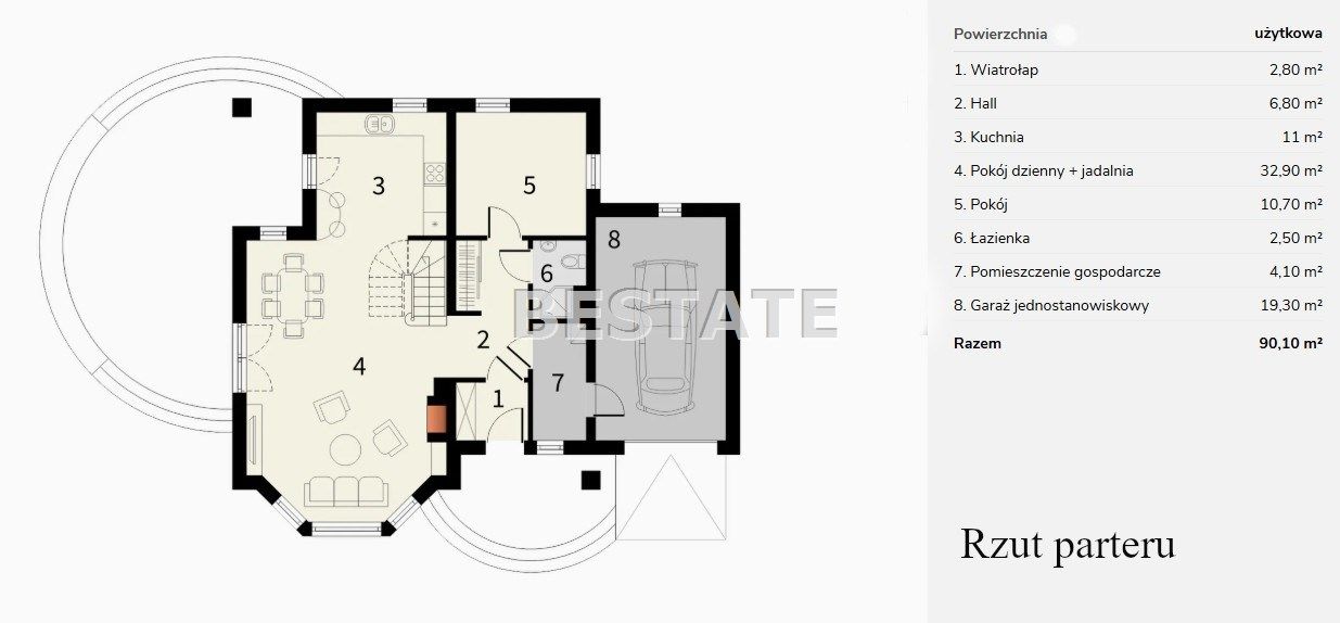 dom wolnostojący, 5 pokoi Wola Dębińska. Zdjęcie 18