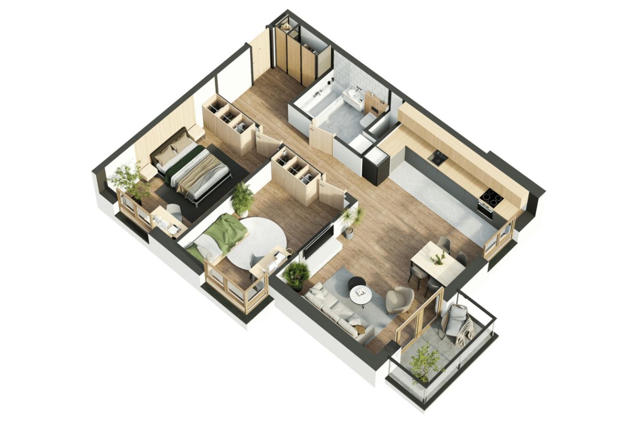 Mieszkanie 2-pokojowe Sosnowiec, ul. Szpaków. Zdjęcie 9