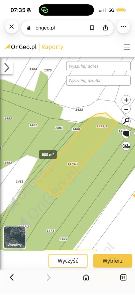 Działka rolno-budowlana Krasnobród, Wąwóz. Zdjęcie 3