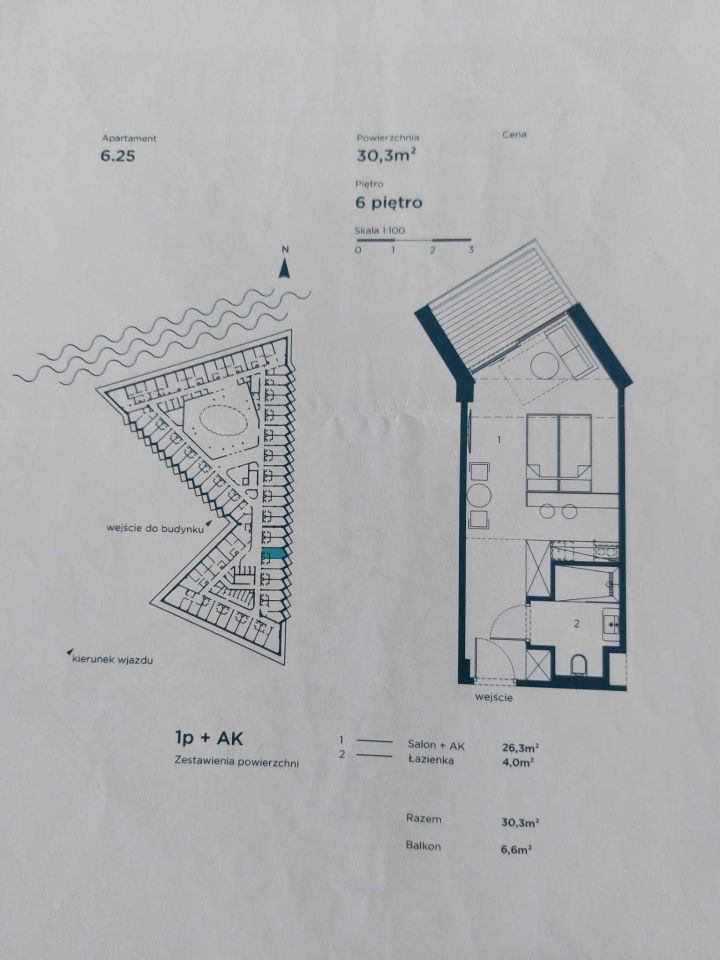 Mieszkanie 1-pokojowe Kołobrzeg, ul. Wschodnia. Zdjęcie 6