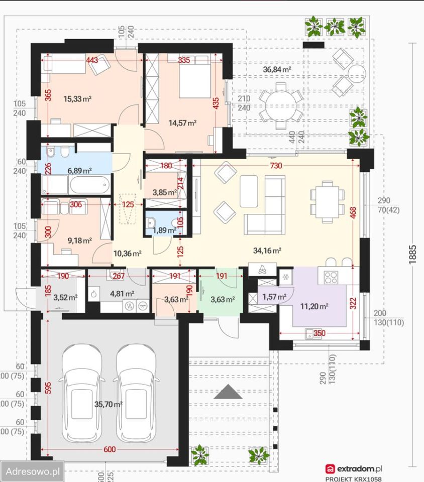 dom wolnostojący, 4 pokoje Niemcz. Zdjęcie 14