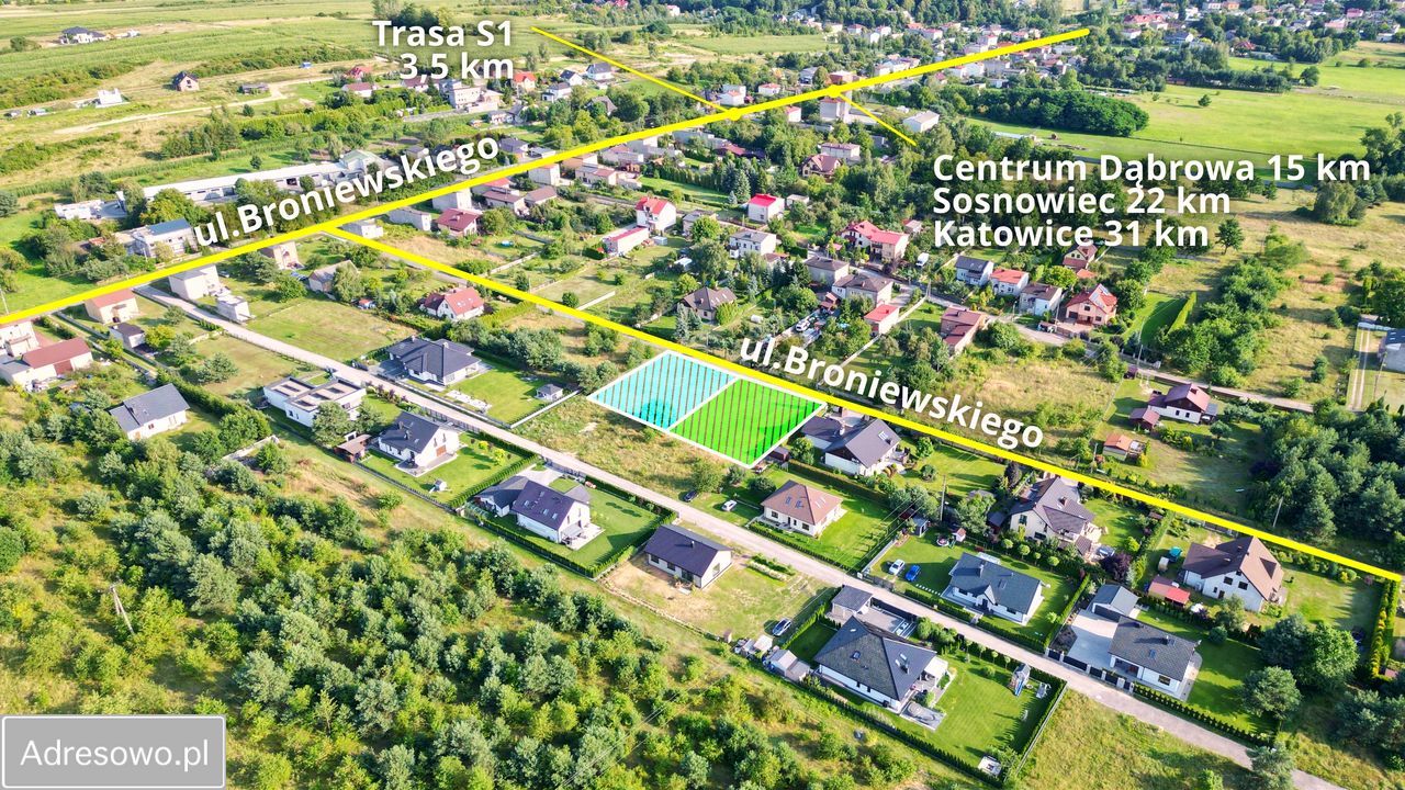 Działka budowlana Dąbrowa Górnicza Ujejsce. Zdjęcie 6