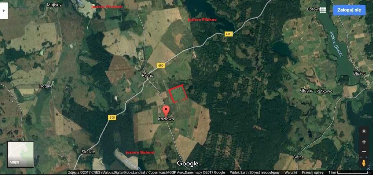 Działka budowlana Kozłowo. Zdjęcie 8