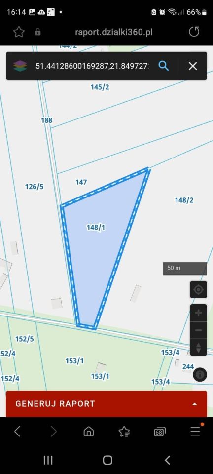 Działka rolna Markowola-Kolonia. Zdjęcie 3