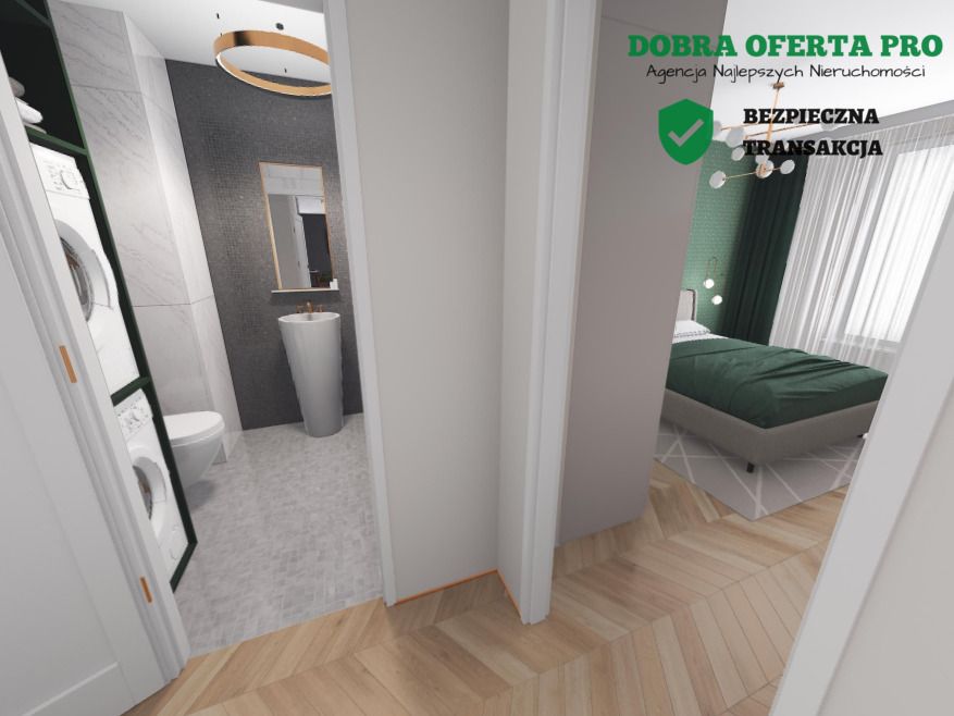 Mieszkanie 3-pokojowe Gdańsk Letnica, ul. Starowiejska. Zdjęcie 5