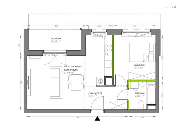 Mieszkanie 2-pokojowe Kraków Płaszów, ul. Myśliwska. Zdjęcie 25