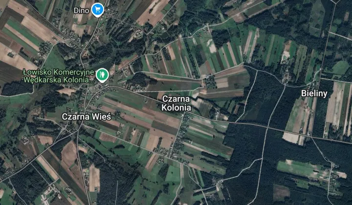 Działka rekreacyjna Czarna Kolonia