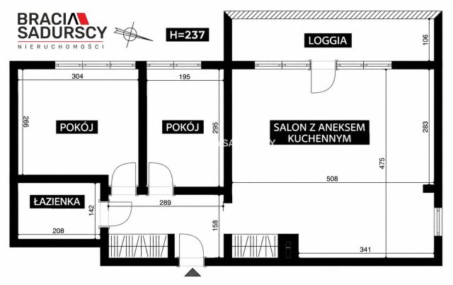 Mieszkanie 3-pokojowe Kraków, ul. Bieżanowska. Zdjęcie 3
