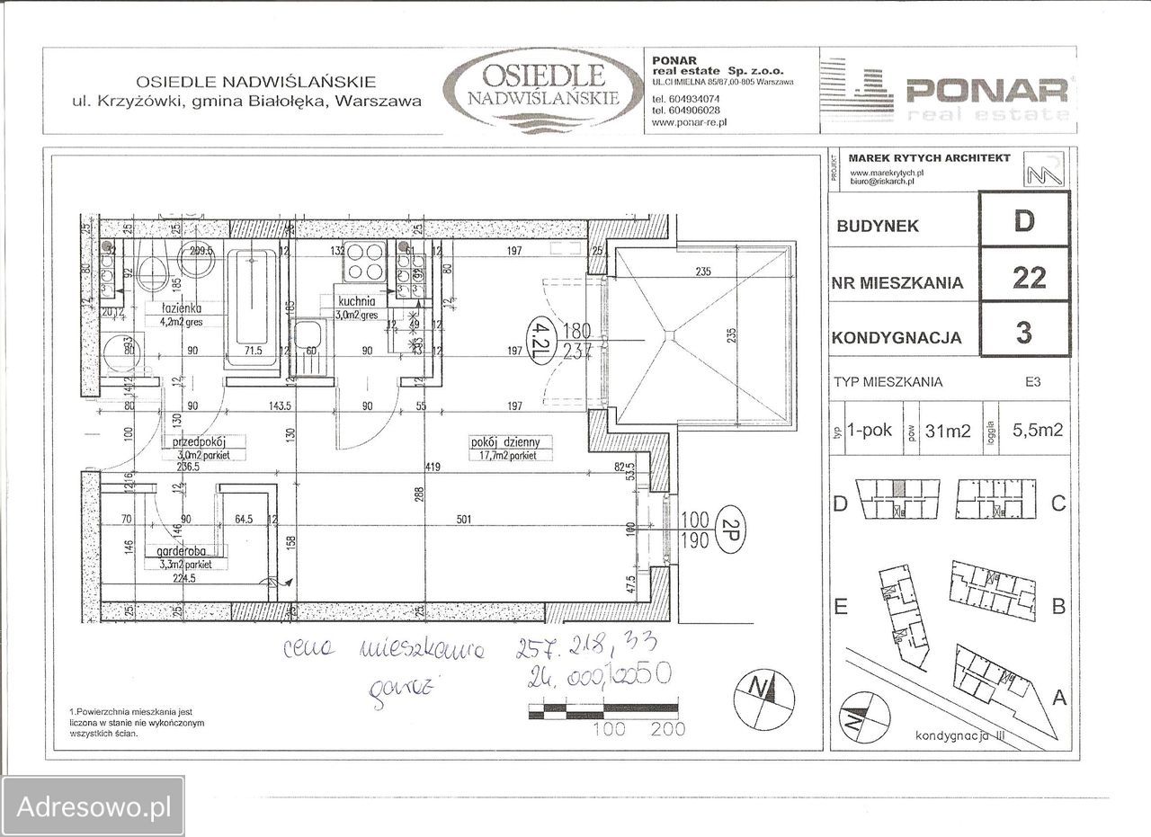 Mieszkanie 1-pokojowe Warszawa Białołęka, ul. Krzyżówki. Zdjęcie 6