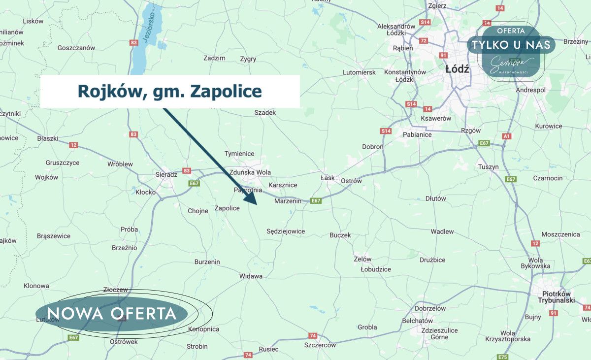 Działka budowlana Rojków. Zdjęcie 4