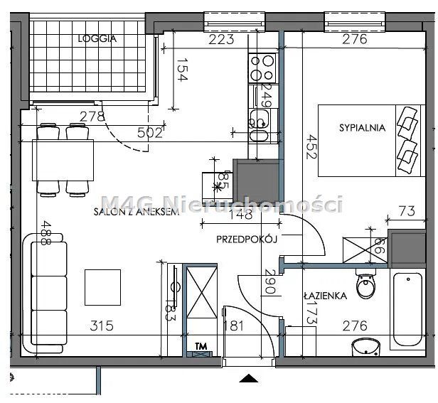 Mieszkanie 2-pokojowe Gdańsk Letnica. Zdjęcie 3
