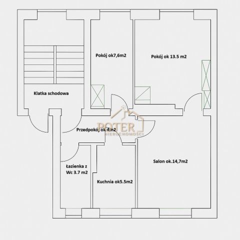 Mieszkanie 3-pokojowe Wrocław Fabryczna, ul. Wróbla. Zdjęcie 21