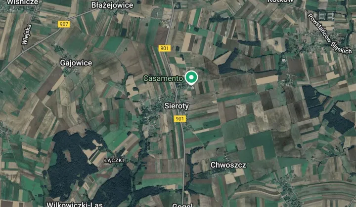 Działka budowlana Sieroty, ul. Kasztanowa