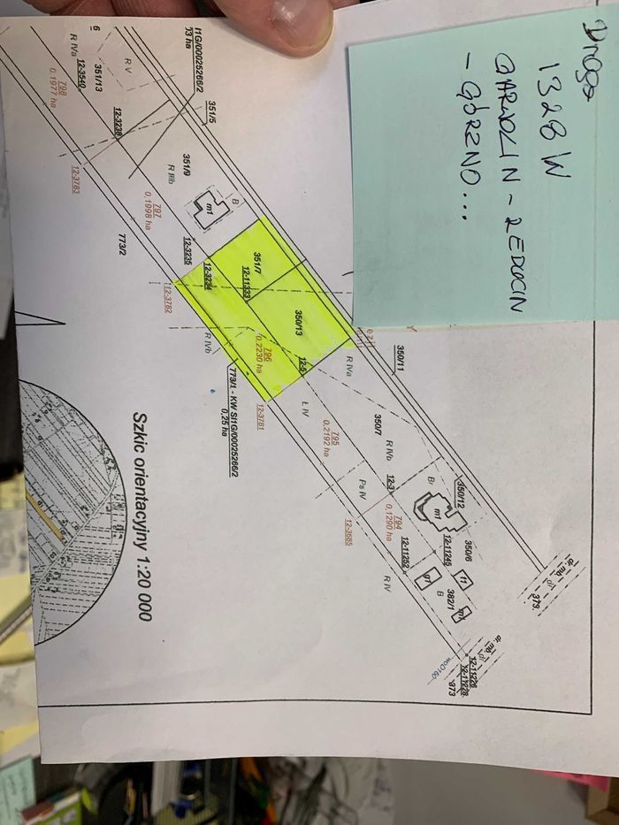 Działka rolno-budowlana Reducin. Zdjęcie 2