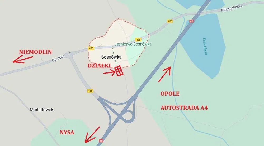 Działka budowlana Sosnówka. Zdjęcie 2