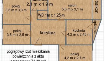 Mieszkanie 4-pokojowe Giżycko, Al.Wojska Polskiego