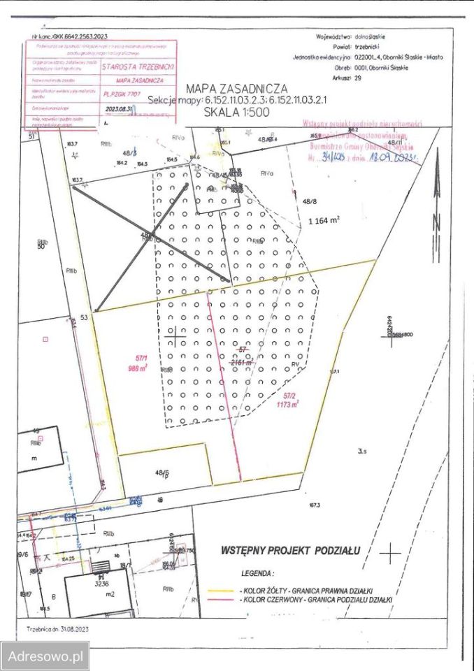Działka budowlana Oborniki Śląskie, ul. Słoneczna. Zdjęcie 2