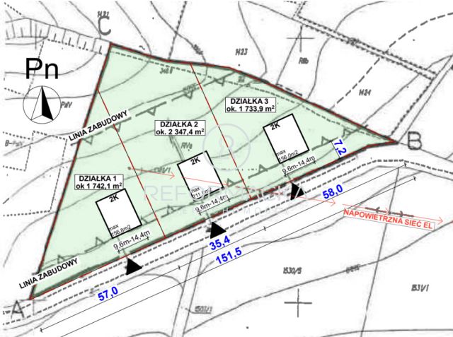 Działka budowlana Chmielnik. Zdjęcie 2