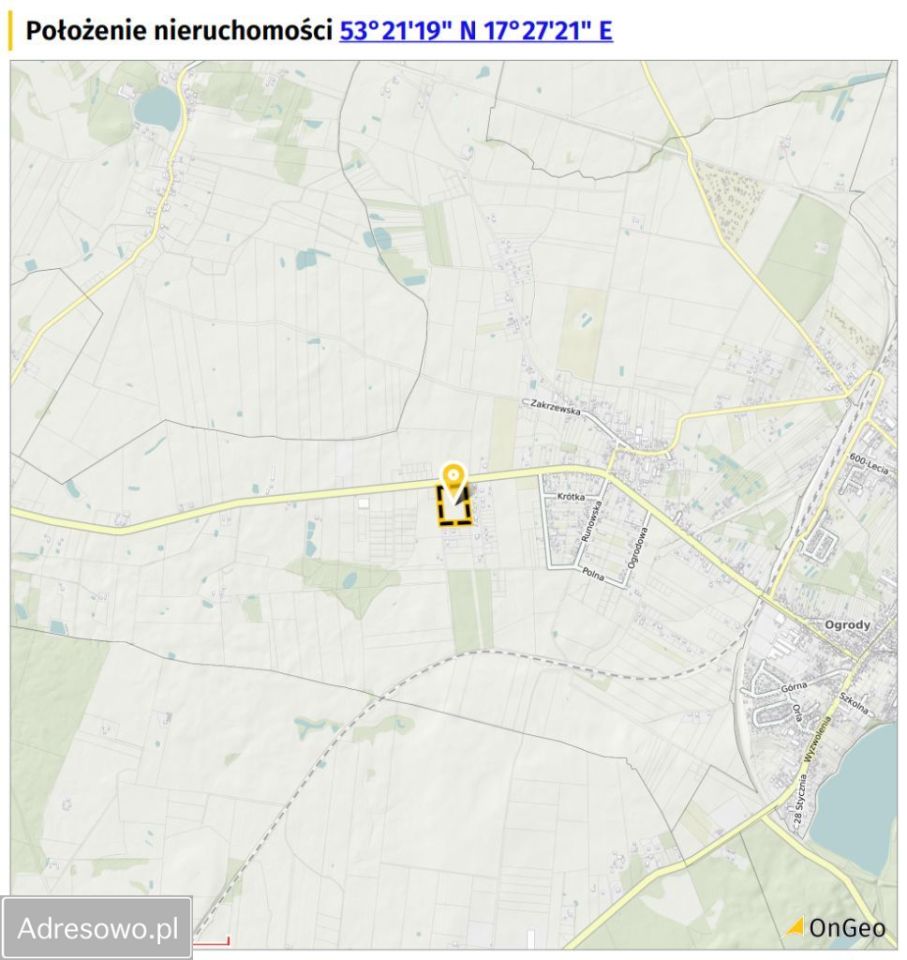 Działka budowlana Witunia, ul. Gajowa. Zdjęcie 6