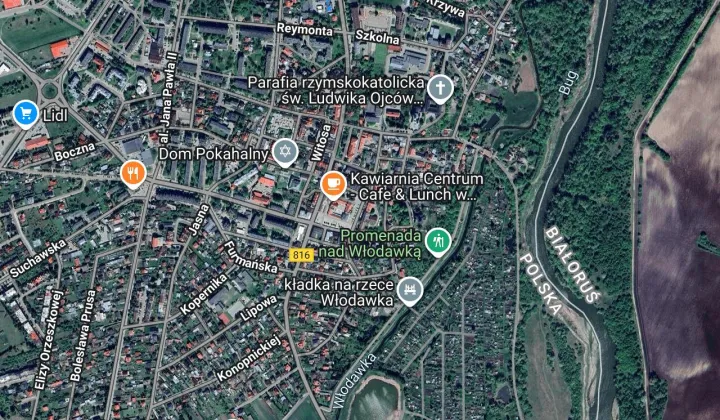 Mieszkanie 2-pokojowe Włodawa Śródmieście, ul. Rynek