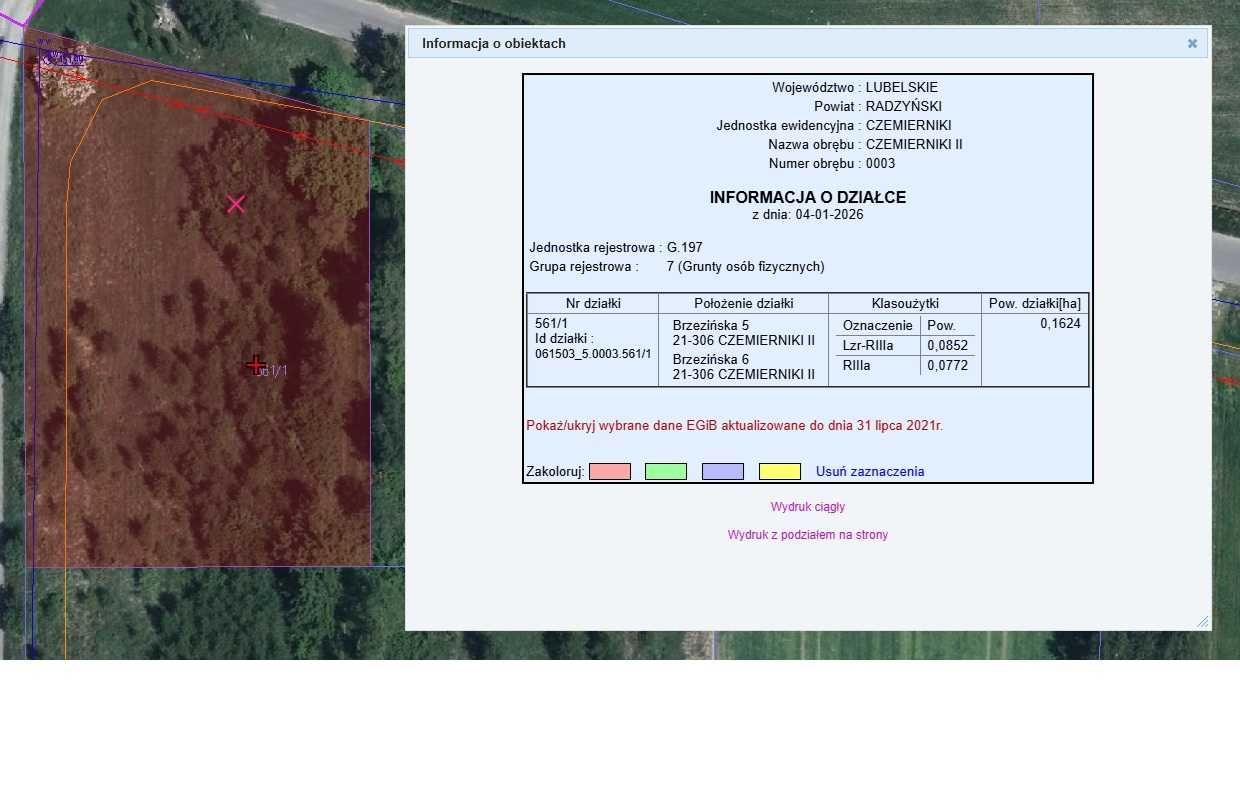 Działka Czemierniki, ul. Brzezińska. Zdjęcie 4