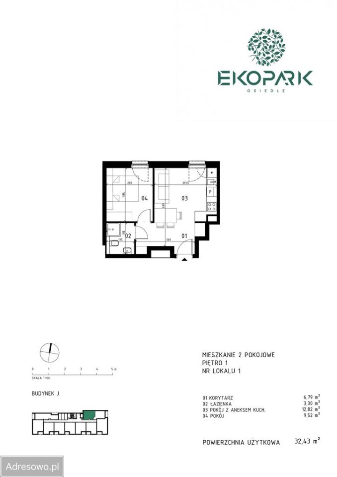 Mieszkanie 3-pokojowe Zielonka, ul. Wojska Polskiego. Zdjęcie 2