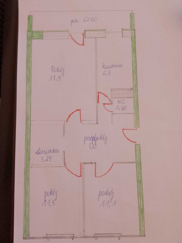 Mieszkanie 3-pokojowe Grajewo, os. Centrum. Zdjęcie 1