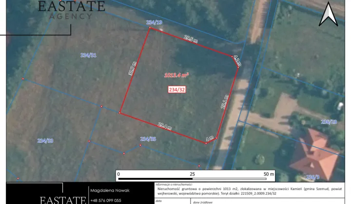 Działka inwestycyjna Kamień