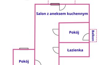 Mieszkanie 3-pokojowe Gdynia Mały Kack, ul. Olgierda