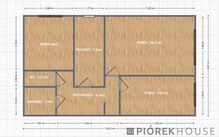 Mieszkanie 3-pokojowe Warszawa Bielany, ul. Marii Dąbrowskiej. Zdjęcie 14