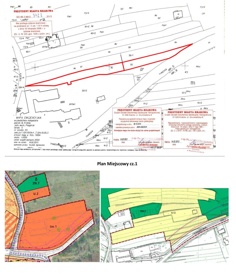 Działka inwestycyjna Kraków Podgórze, ul. Tyniecka. Zdjęcie 12