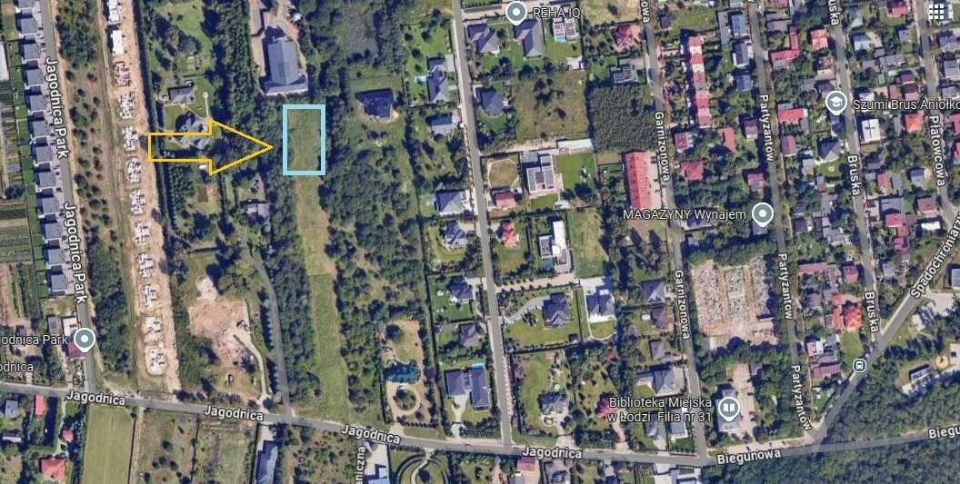 Działka budowlana Łódź Polesie. Zdjęcie 2