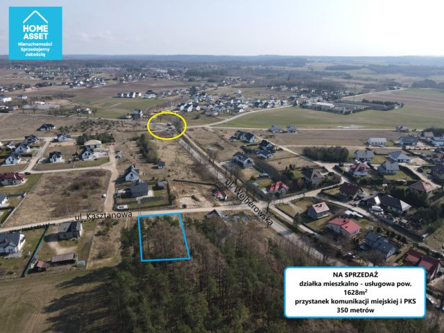 Działka inwestycyjna Gowino, ul. Kasztanowa. Zdjęcie 8