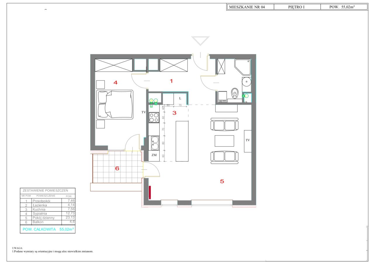 Mieszkanie 2-pokojowe Kraków, ul. Dąbska. Zdjęcie 15