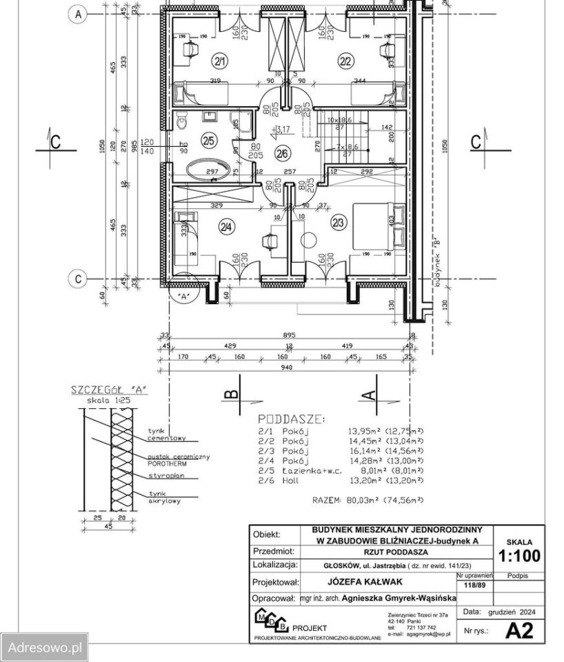 bliźniak, 5 pokoi Głosków, ul. Jastrzębia. Zdjęcie 3