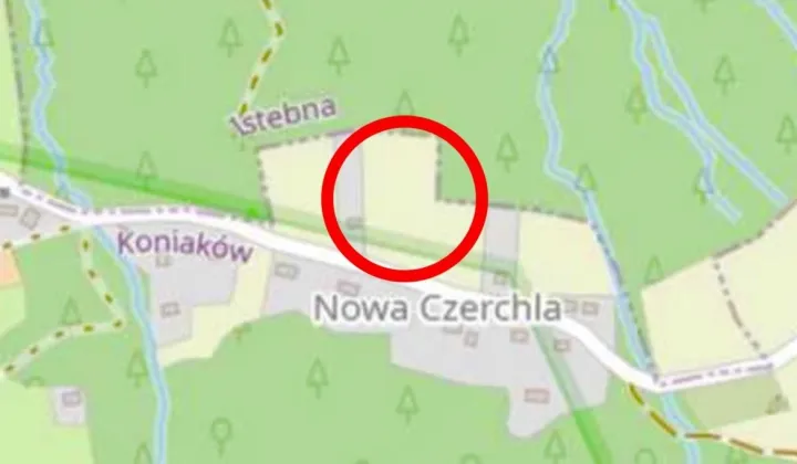 Działka inwestycyjna Koniaków