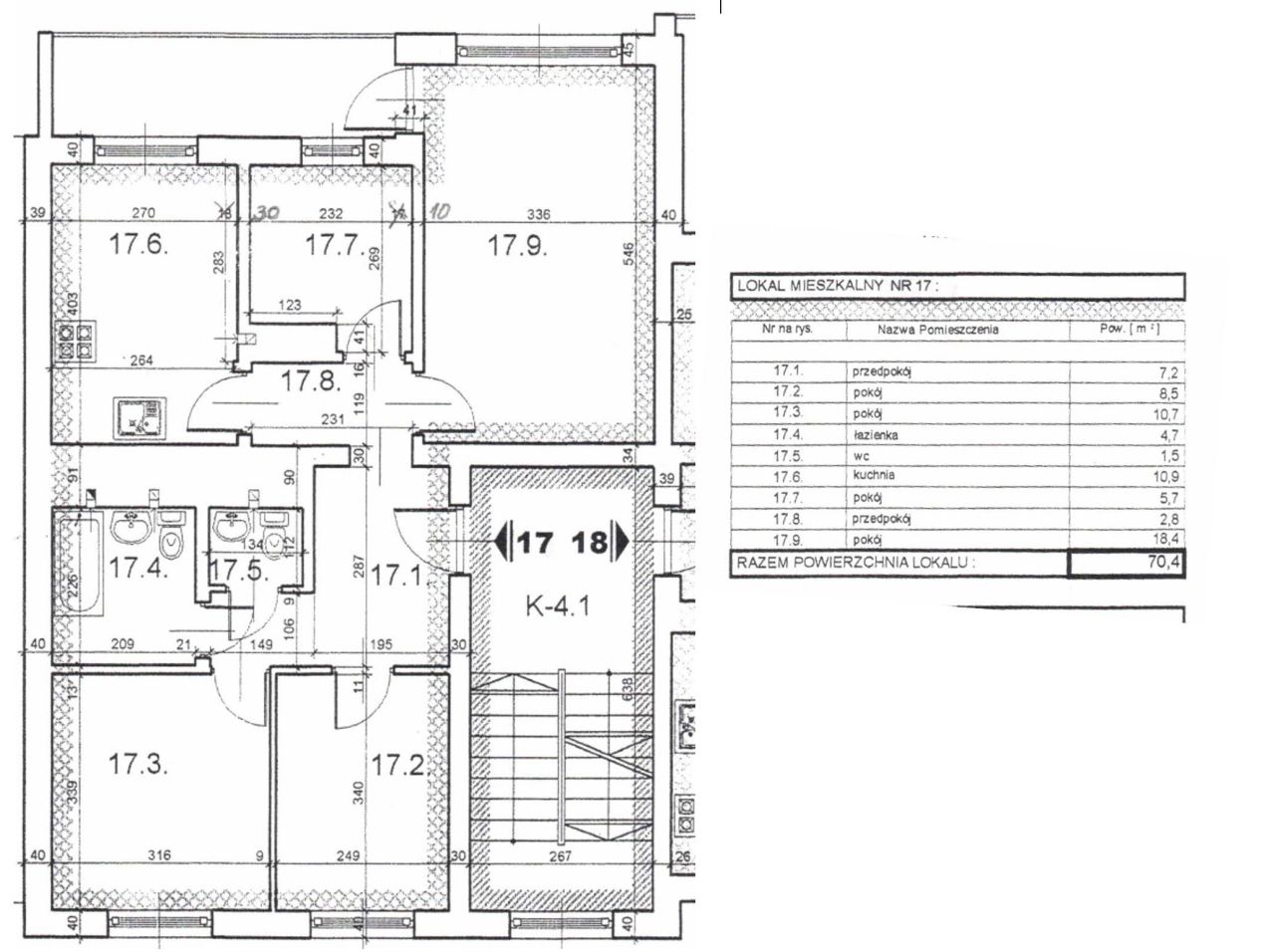 Mieszkanie 4-pokojowe Kraków Prokocim, ul. Jana Kozietulskiego. Zdjęcie 8