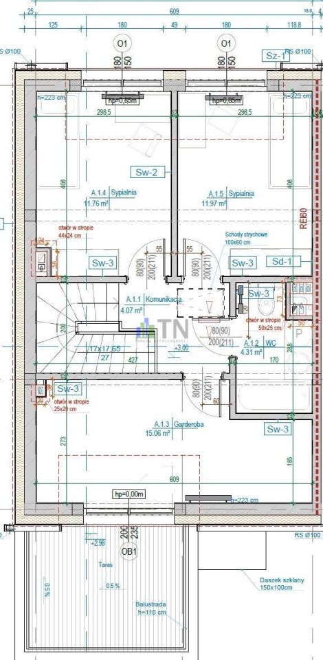 dom szeregowy, 4 pokoje Kamieniec Wrocławski. Zdjęcie 14