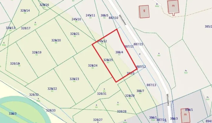 Działka budowlana Somonino, ul. Witosławy