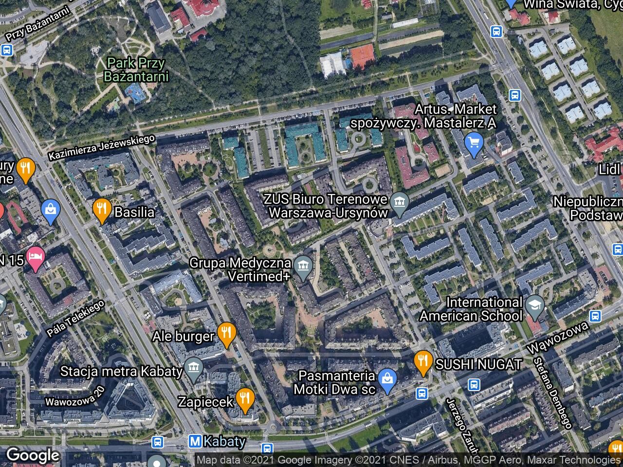 Mieszkanie 2-pokojowe Warszawa Ursynów, ul. Kazimierza Jeżewskiego