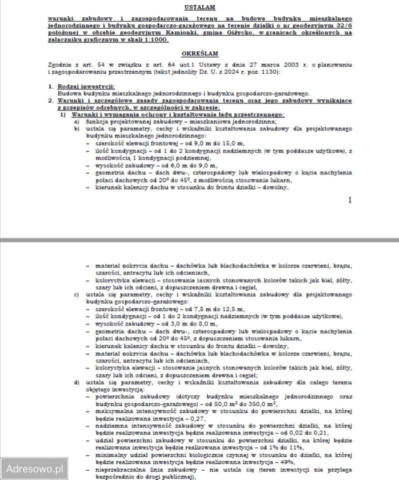 Działka budowlana Kamionki. Zdjęcie 5