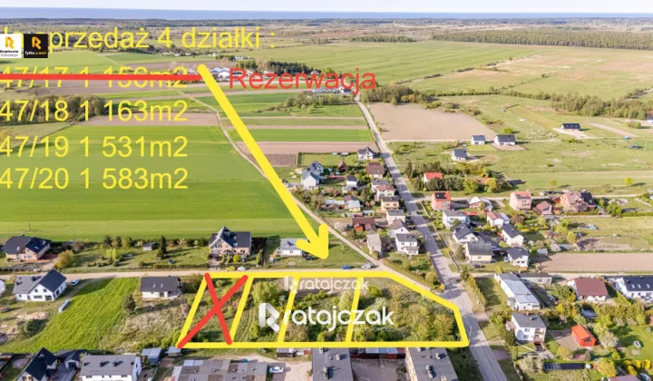 Działka budowlana Wierzchucino, ul. Kapitańska