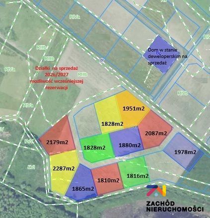 Działka budowlana Zabór. Zdjęcie 3