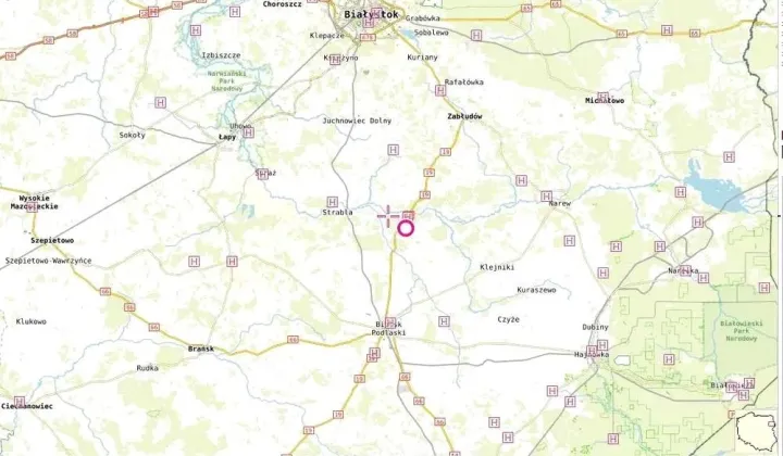 Działka budowlana Ploski