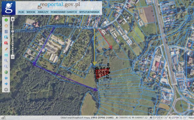 Działka rolno-budowlana Radom Młynek Janiszewski, ul. Janiszewska. Zdjęcie 1
