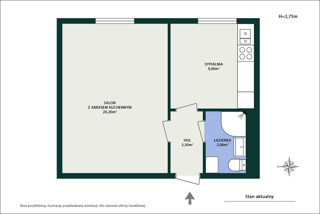 Mieszkanie 1-pokojowe Warszawa Ochota, ul. Grójecka. Zdjęcie 12
