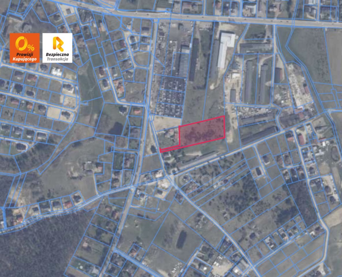 Działka inwestycyjna Chwaszczyno, ul. Tuchomska