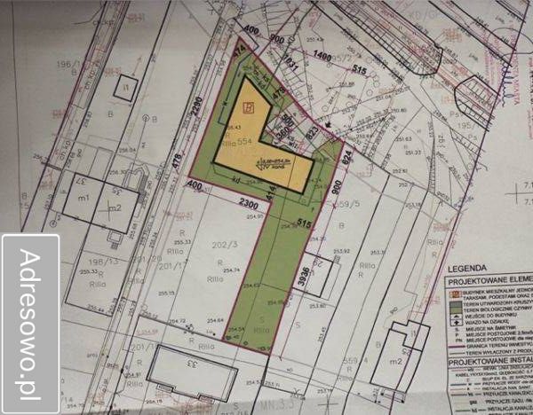 Działka inwestycyjna Kraków Bronowice Małe, ul. Pasternik