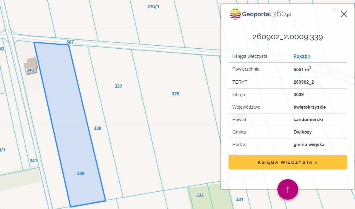 Działka rolno-budowlana Gierlachów. Zdjęcie 2