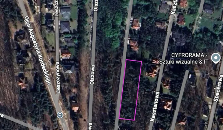 Działka budowlana Chotomów, ul. Kasztanowa